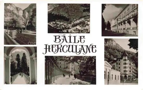 AK / Ansichtskarte Baile Herculane RO Teilansichten Arkaden Luftaufnahme