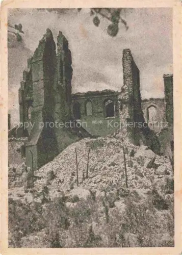 AK / Ansichtskarte WARSZAWA Warschau PL Eglise Notre Dame à la Nouvelle Cité Holy Virgin Church Ruines