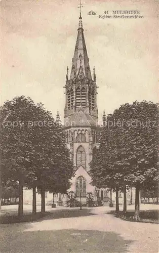 AK / Ansichtskarte MULHOUSE Muehlhausen 68 Haut-Rhin Eglise Sainte Geneviève