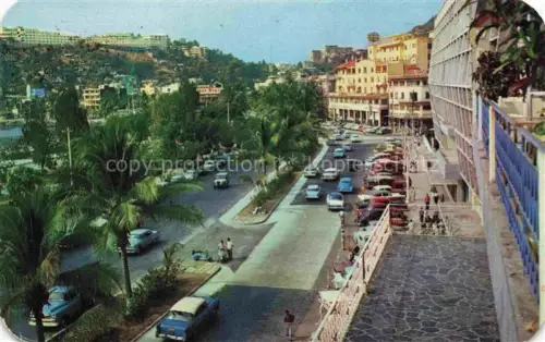 AK / Ansichtskarte Acapulco Guerrero Mexico Boulevard Costera