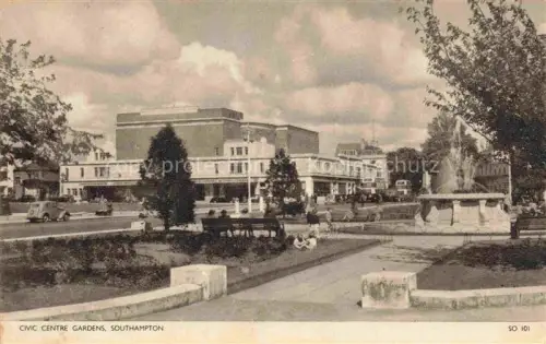 AK / Ansichtskarte SOUTHAMPTON  UK Civic Centre Gardens