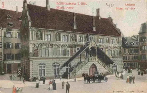 AK / Ansichtskarte Muelhausen Elsass Rathaus Hôtel de Ville