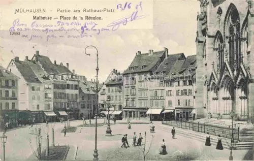 AK / Ansichtskarte MULHOUSE Muehlhausen 68 Haut-Rhin Place de la Réunion