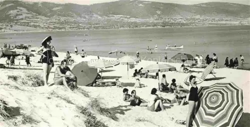 AK / Ansichtskarte Nessebre Nessebar Nessebyr BG Strand der Sonnenkueste am Schwarzen Meer