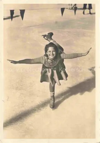 AK / Ansichtskarte Eiskunstlauf Maedchen 