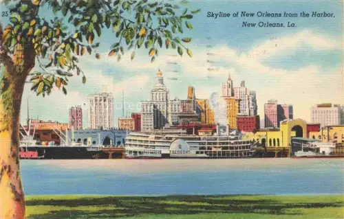 AK / Ansichtskarte NEW ORLEANS Louisiana USA Skyline Harbor