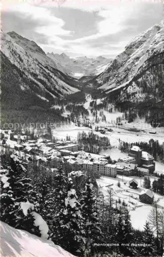 AK / Ansichtskarte Pontresina Maloja GR Rosegtal 