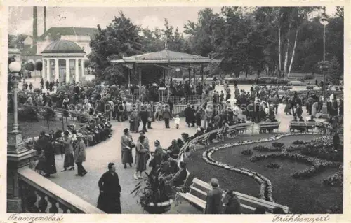 AK / Ansichtskarte Franzensbad Boehmen FRANTISKOVY LAZNE CZ Fruehkonzert
