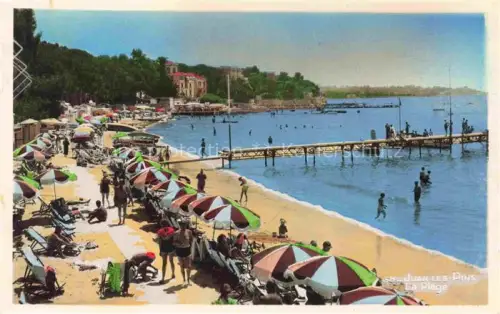AK / Ansichtskarte JUAN-LES-PINS Antibes 06 Alpes-Maritimes La Plage