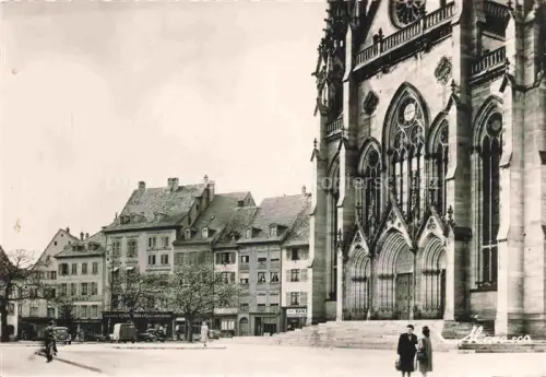 AK / Ansichtskarte MULHOUSE Muehlhausen 68 Haut-Rhin Place de la Réunion Eglise