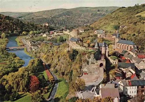 AK / Ansichtskarte Heimbach  Eifel Rur Dueren NRW Panorama Blick ueber die Stadt