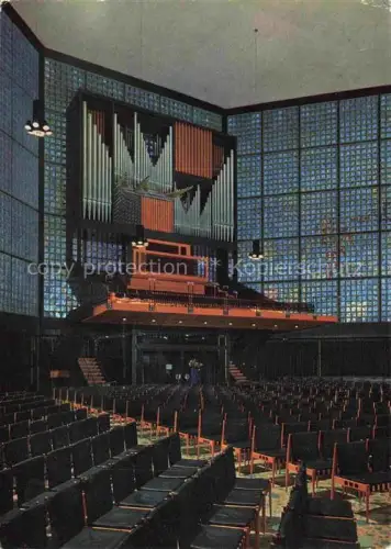 AK / Ansichtskarte Orgel Kirchenorgel Organ Orgue Kaiser Wilhelm Gedaechtnis Kirche Berlin 