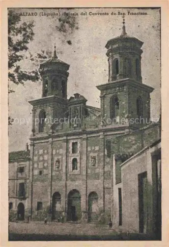 AK / Ansichtskarte Alfaro Logrono La Rioja ES Iglesia del Convento de San Francisco