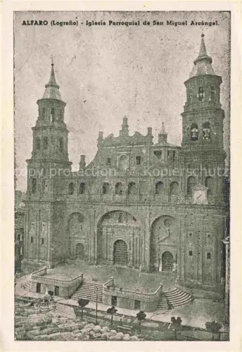 AK / Ansichtskarte Alfaro Logrono La Rioja ES Iglesia del Parroquial de San Migual Arcangel