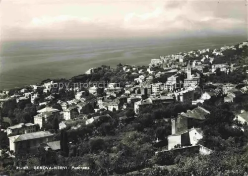 AK / Ansichtskarte GENOVA Genua Liguria IT Nervi Panorama