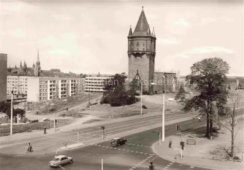 AK / Ansichtskarte Merseburg Saale Sachsen-Anhalt Sixtiruine mit Wasserturm