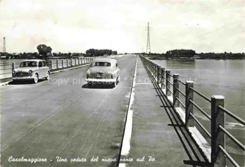 AK / Ansichtskarte Casalmaggiore Cremona Lombardia IT Una veduta del nuova ponte sul Pa