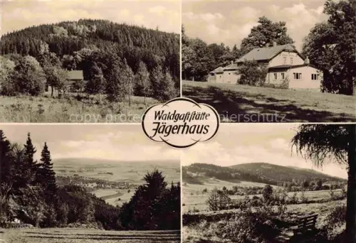 AK / Ansichtskarte Grosspostwitz Oberlausitz Waldgaststaette Jaegerhaus Landschaftspanorama