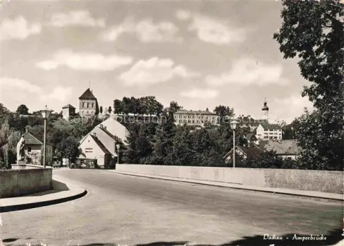 AK / Ansichtskarte Dachau Amperbruecke