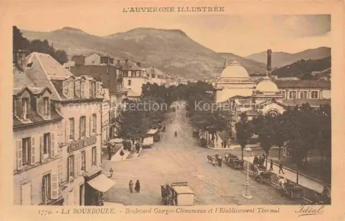 AK / Ansichtskarte La Bourboule-les-Bains 63 Puy-de-Dome Boulevard Georges-Clémenceau Etablissement Thermal