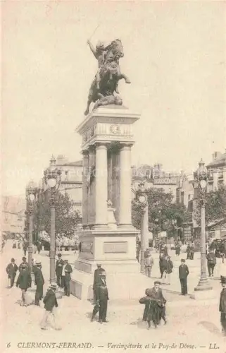AK / Ansichtskarte Clermont-Ferrand 63 Puy-de-Dome Monument Vercingétorix et le Puy de Dôme