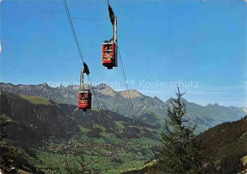 AK / Ansichtskarte Sessellift Chairlift Telesiege Adelboden Berner Oberland Niesenkette 