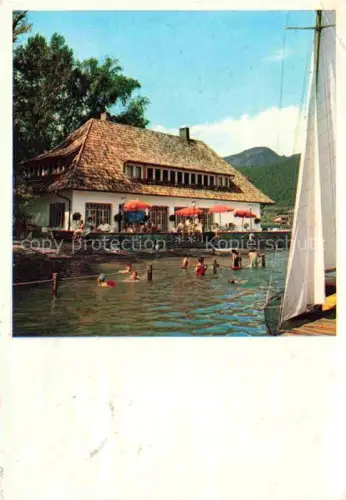AK / Ansichtskarte Kalterer See Suedtirol Ristorante Nuovo Lido Neues Schwimmbad