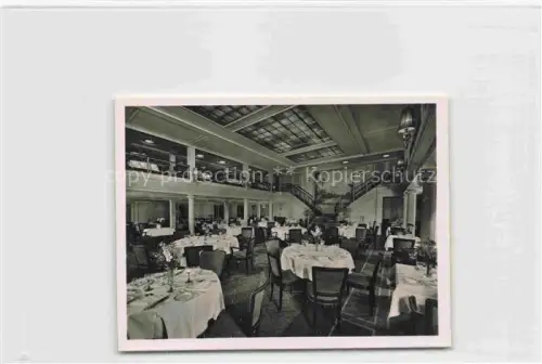AK / Ansichtskarte Dampfer Oceanliner M.S. Milwaukee Speisesaal