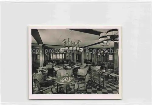 AK / Ansichtskarte Dampfer Oceanliner M.S. Milwaukee  Rauchsalon 