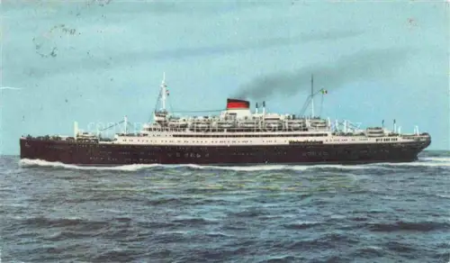 AK / Ansichtskarte Dampfer Oceanliner M.N. Vulcania M.N. Saturnia