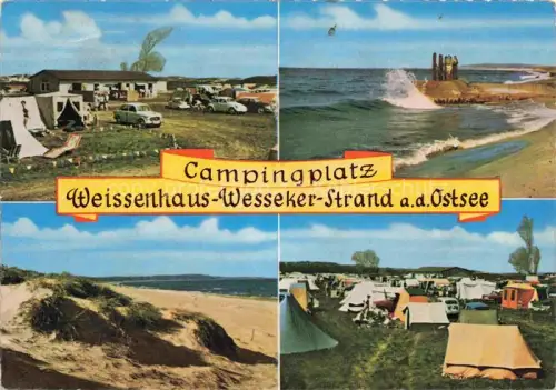 AK / Ansichtskarte Weissenhaus Ostseebad Wangels Ostholstein Campingplatz Weissenhaus-Wesseker-Strand