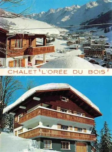 AK / Ansichtskarte La Clusaz ANNECY 74 Haute-Savoie Chalet a louer toutes saisons Vue panoramique
