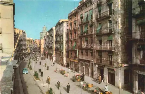 AK / Ansichtskarte Gerona Costa Brava ES Rambla Generalísimo