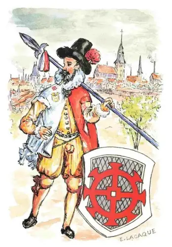 AK / Ansichtskarte MULHOUSE Muehlhausen 68 Haut-Rhin Marcophilex XXI Messanger de la ville de Mulhouse E. Lacaque Kuenstlerkarte