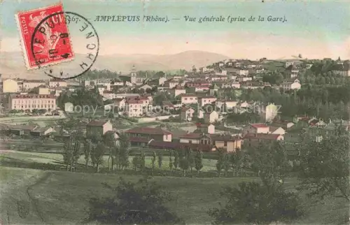 AK / Ansichtskarte Amplepuis Villefranche-sur-Saone 69 Rhone Vue générale prise de la gare
