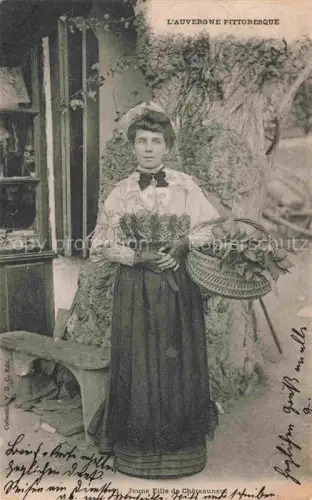 AK / Ansichtskarte Chateauneuf-les-Bains RIOM 63 Puy-de-Dome Jeune Fille Costumes