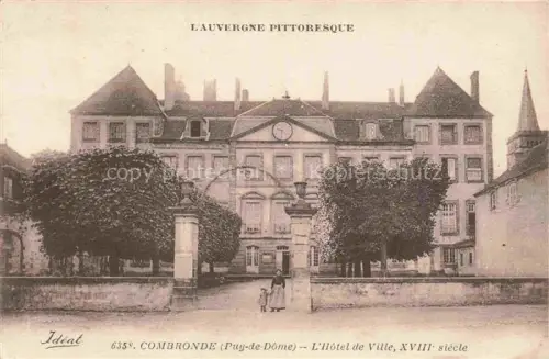 AK / Ansichtskarte Combronde Riom 63 Puy-de-Dome Hôtel de Ville XVIIIe siècle
