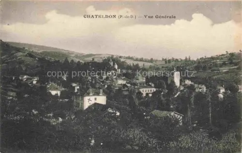 AK / Ansichtskarte Chateldon Thiers 63 Puy-de-Dome Vue générale