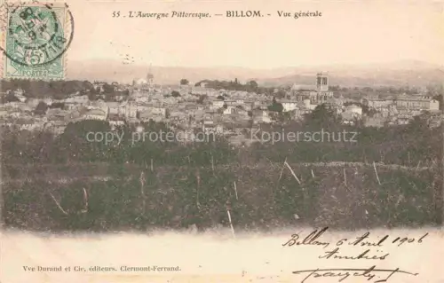 AK / Ansichtskarte Billom Clermont-Ferrand 63 Puy-de-Dome Vue générale