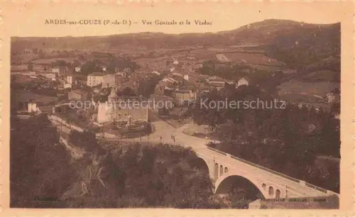 AK / Ansichtskarte Ardes-sur-Couze IssOIRE 63 Puy-de-Dome Vue générale et le viaduc