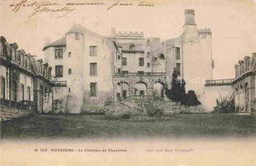 AK / Ansichtskarte Chazeron Loubeyrat RIOM 63 Puy-de-Dome Château Schloss