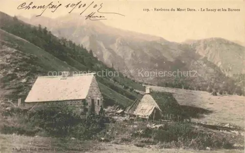 AK / Ansichtskarte Le Sancy 1886m Le-Mont-Dore 63 Puy-de-Dome Vue générale et les Burons