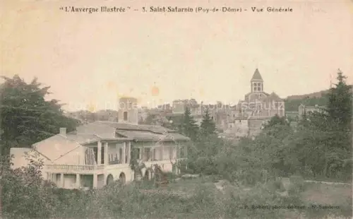 AK / Ansichtskarte Saint-Saturnin Clermont-Ferrand 63 Puy-de-Dome Vue générale Eglise