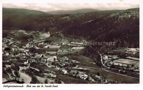 AK / Ansichtskarte Heiligkreuzsteinach Heidelberg BW Panorama Blick von der Dr. Feucht-Bank