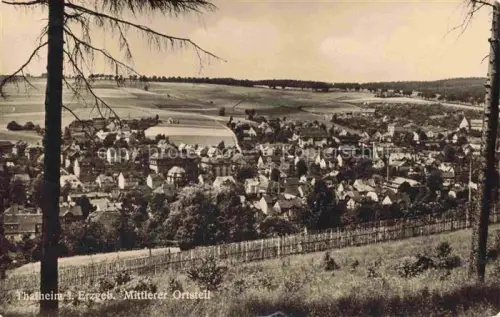 AK / Ansichtskarte Thalheim Erzgebirge Panorama mittlerer Ortsteil