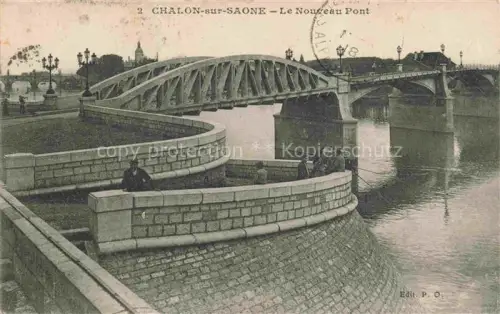 AK / Ansichtskarte CHALON-SUR-SAONE 71 Saone-et-Loire Le nouveau pont