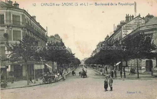 AK / Ansichtskarte CHALON-SUR-SAONE 71 Saone-et-Loire Boulevard de la République