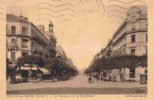 AK / Ansichtskarte CHALON-SUR-SAONE 71 Saone-et-Loire Boulevard de la République