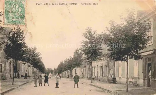 AK / Ansichtskarte Parigne-l Eveque LE MANS 72 Sarthe Grande Rue