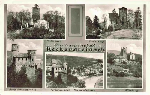 AK / Ansichtskarte Neckarsteinach Teilansichten Vierburgenstadt